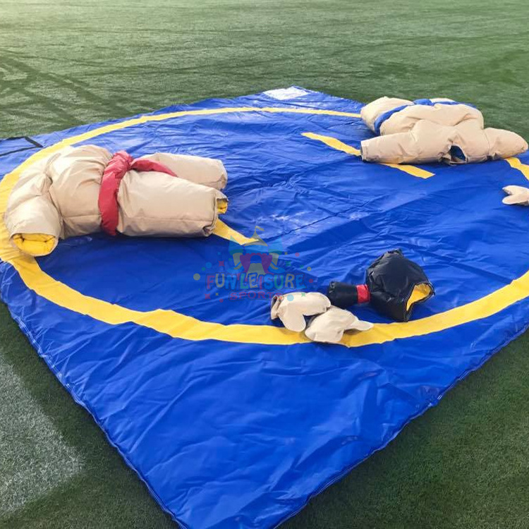 Outdoor carnival party sports airblown boxing ring wrestling fighting game sumo wrestler inflatable