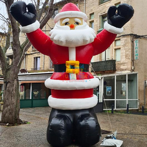 Commercial grade party decoration publicidad inflable outdoor advertising giant christmas inflatable santa claus