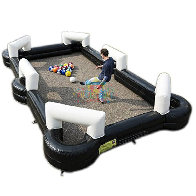 Outdoor team building sports air blow up football games inflatable foot pool table