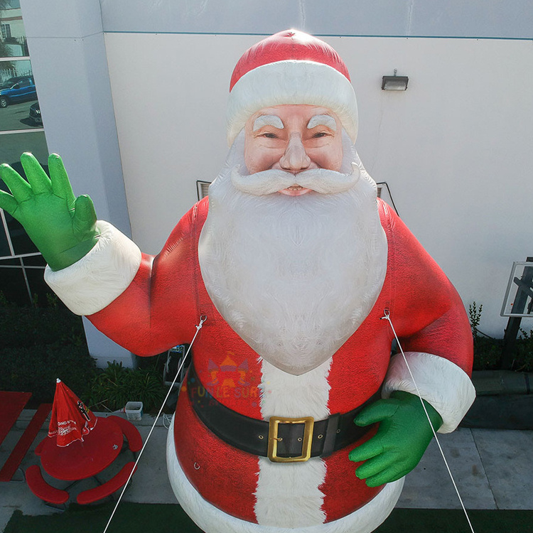 Commercial giant blow up ad balloon inflables de navidad happy holiday christmas decoration inflatable santa claus