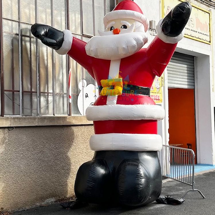 Commercial grade party decoration publicidad inflable outdoor advertising giant christmas inflatable santa claus