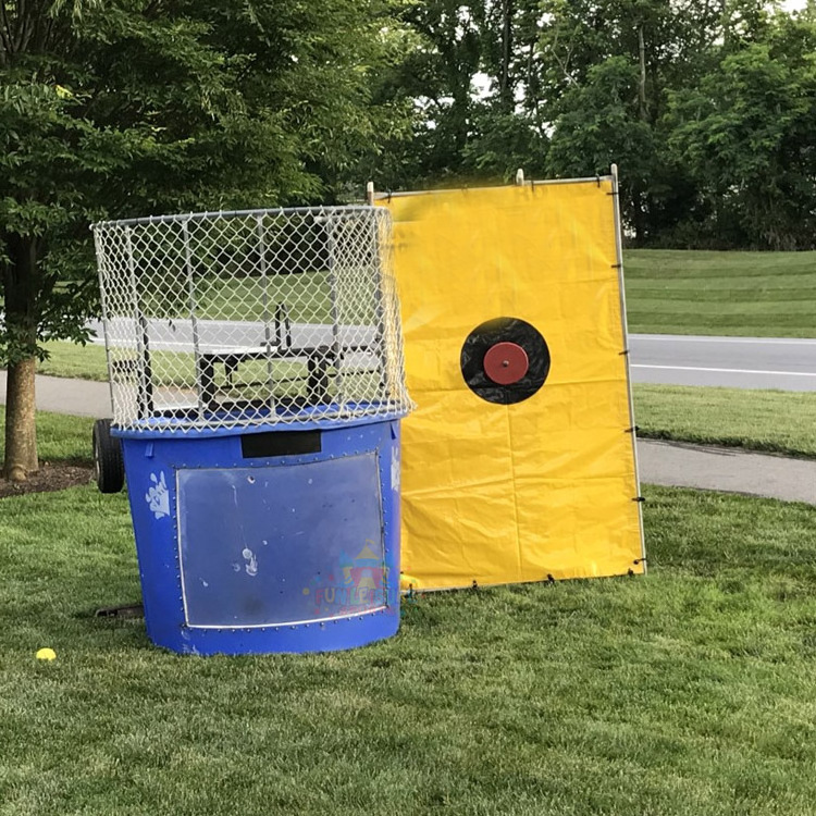 Commercial grade  diy high striker carnival game easy dunker dunking machine dunk tank