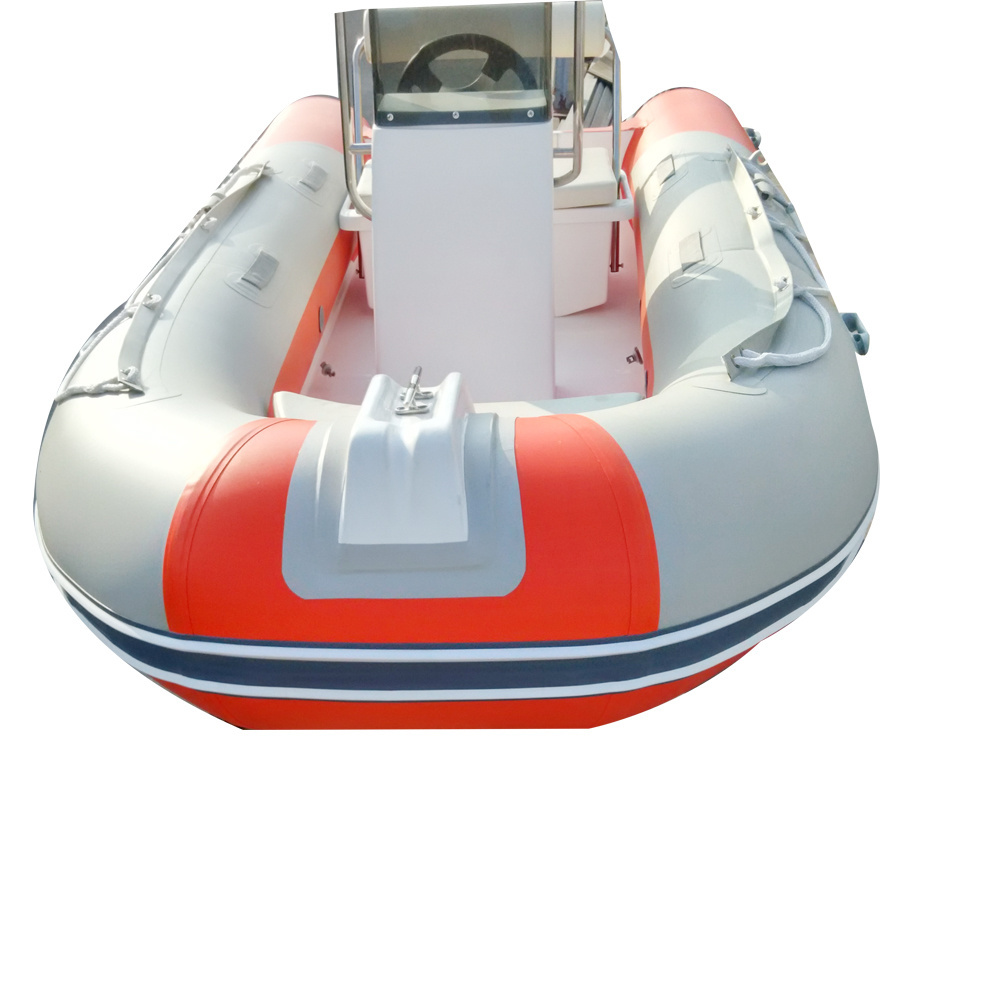 (ce) pvc material 14ft high speed inflatable fishing catamaran rib fiberglass boats for sale