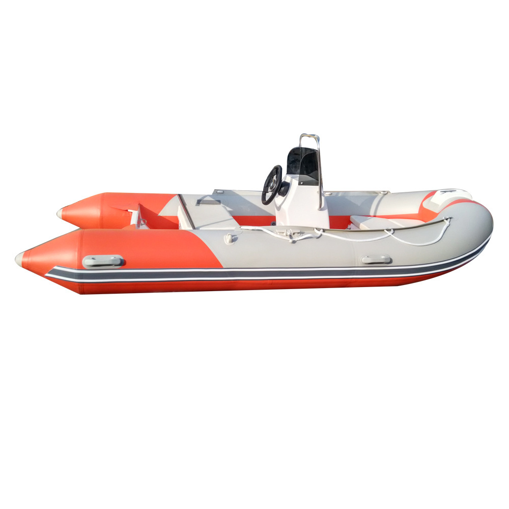 (ce) fiberglass hull 3.6m 5 passenger fishing inflatable rib boat for sale