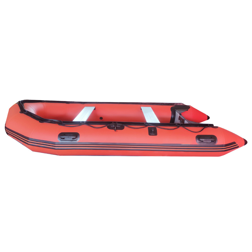 0.9mm PVC material inflatable boat with outboard motor fiberglass rib boat consoles fishing 2 person boat for sale