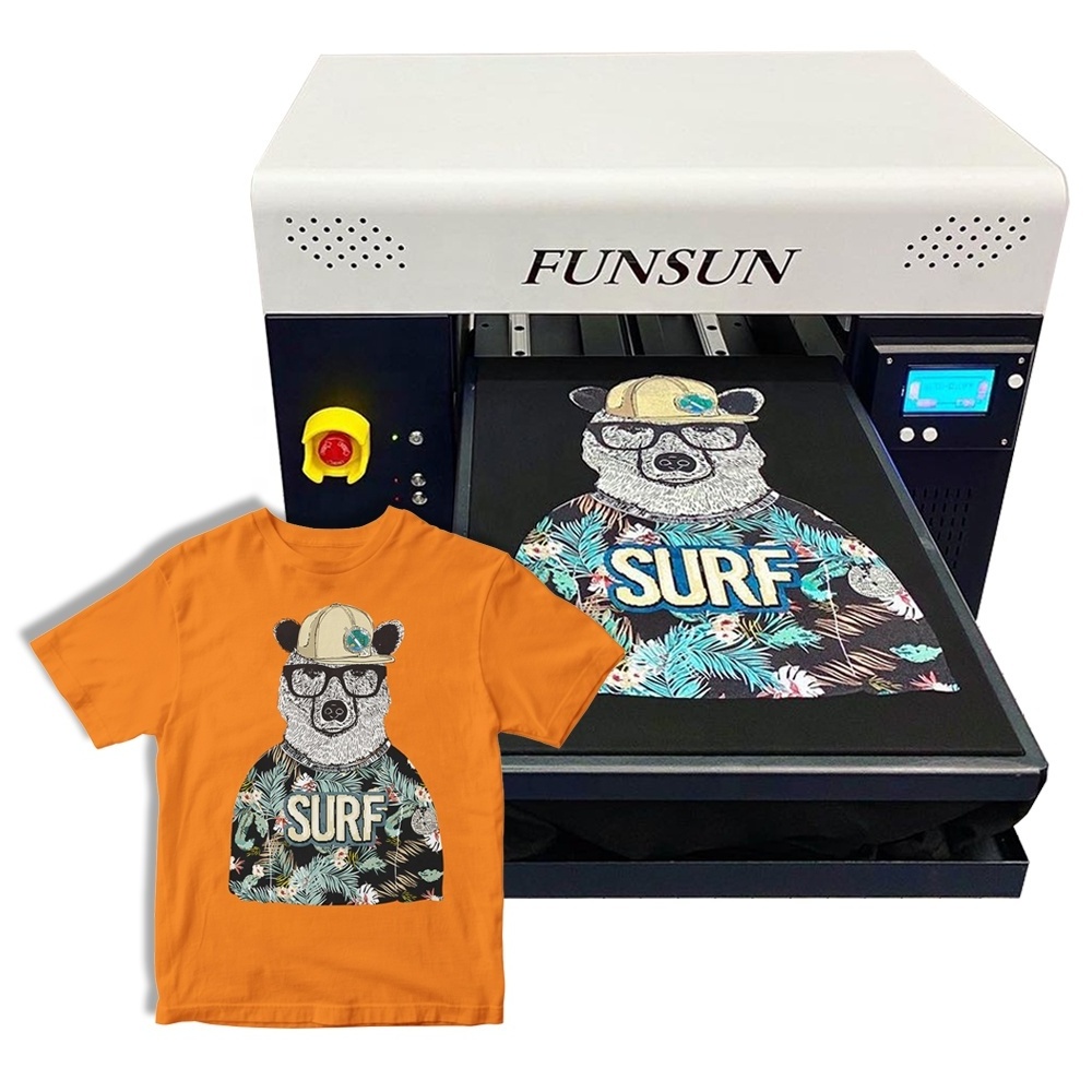 New Automatic A3 Good Canvas Tshirt T-shirt T shirt Printing Machine Price for Photo