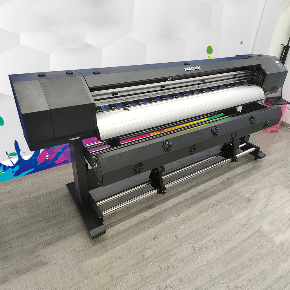 Funsun XP600 Inkjet Printer 1.6m 1.8m 3.2m China Plotter Large Format Poster Canvas Vinyl Wrap Eco Solvent Printer