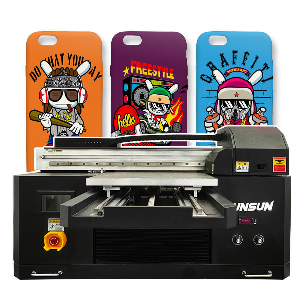 Funsun A1 A2 A3 A4 Led UV Flatbed Printer PVC Acrylic Phone Case UV Printing Machine with DX8 Head