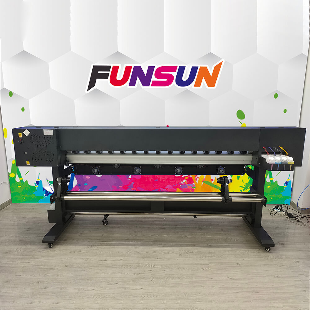 Funsun XP600 Inkjet Printer 1.6m 1.8m 3.2m China Plotter Large Format Poster Canvas Vinyl Wrap Eco Solvent Printer