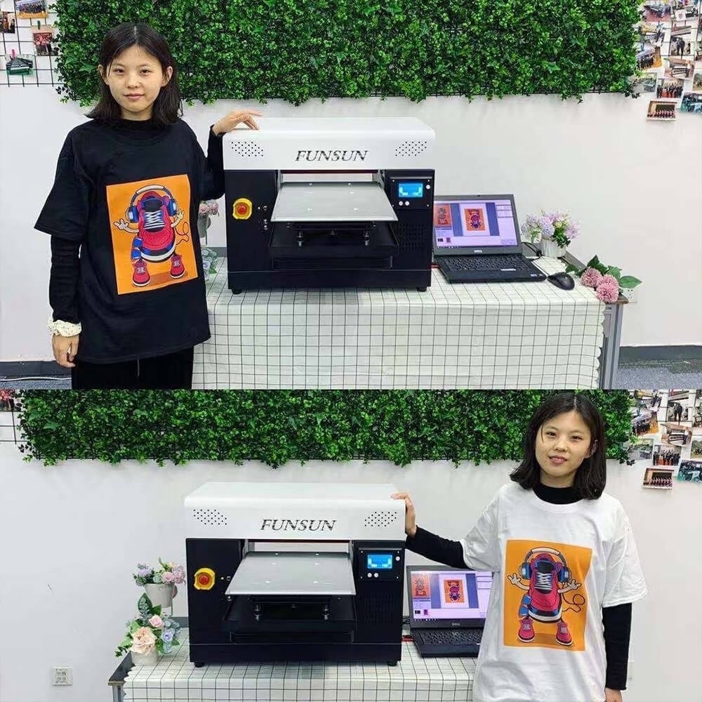 New Automatic A3 Good Canvas Tshirt T-shirt T shirt Printing Machine Price for Photo