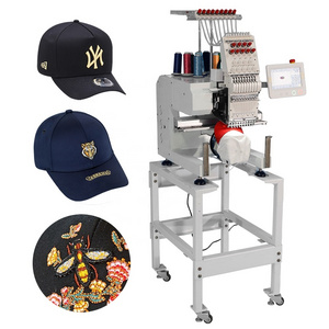 1-4head single head flat garment pillow towel bag t-shirt cap computer embroidery machine Computerized monogram machine