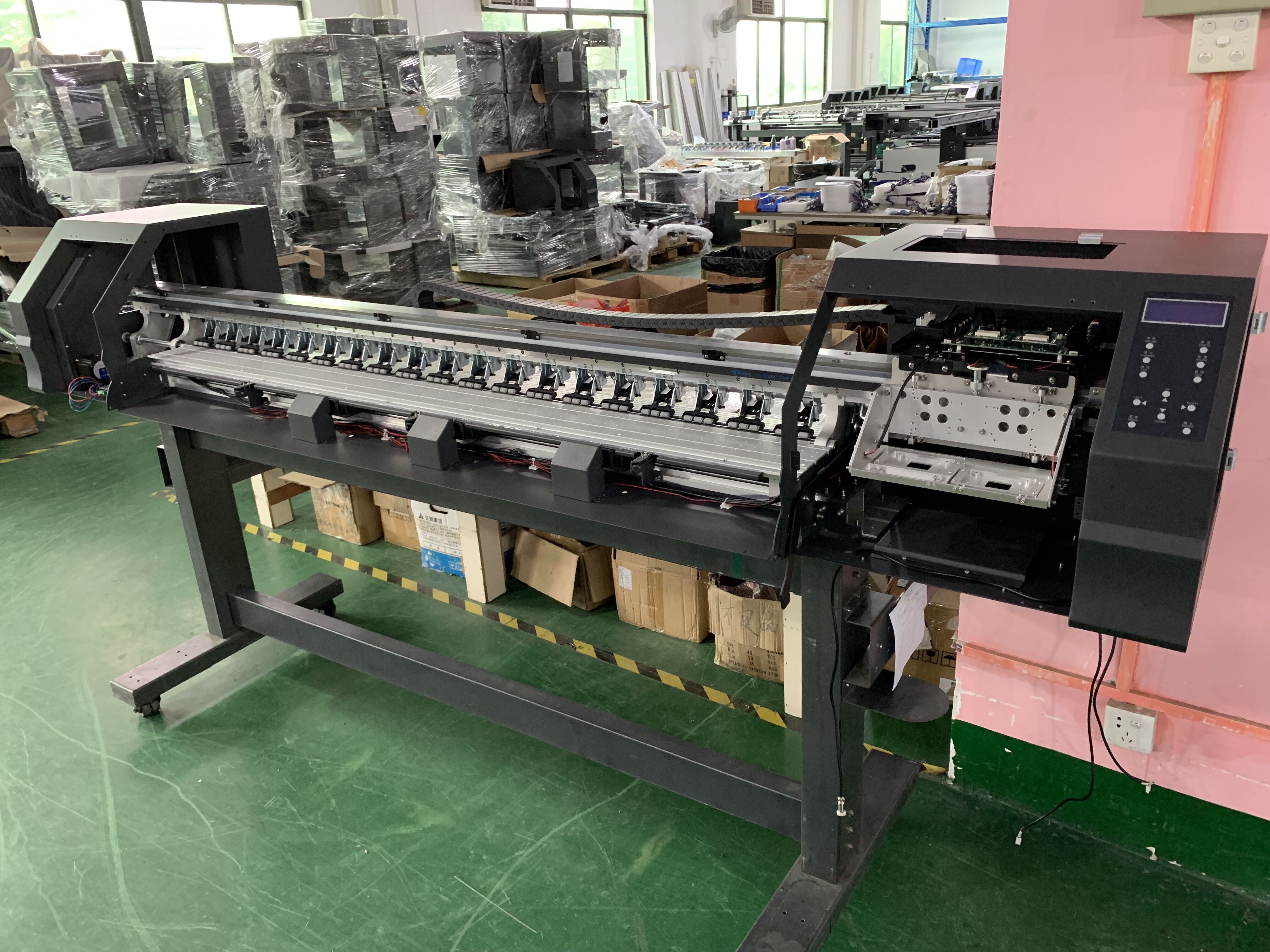 Promotion this month!Digital wallpaper printing machine 1440dpi dx5 dx7 heads banner sticker flex printing eco solvent printer