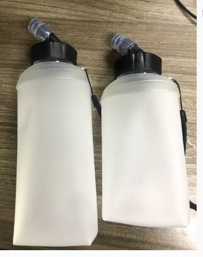 Water Bladder Water flask for running camping 360 degree rotating bite valve hydration soft water bottle for trail running