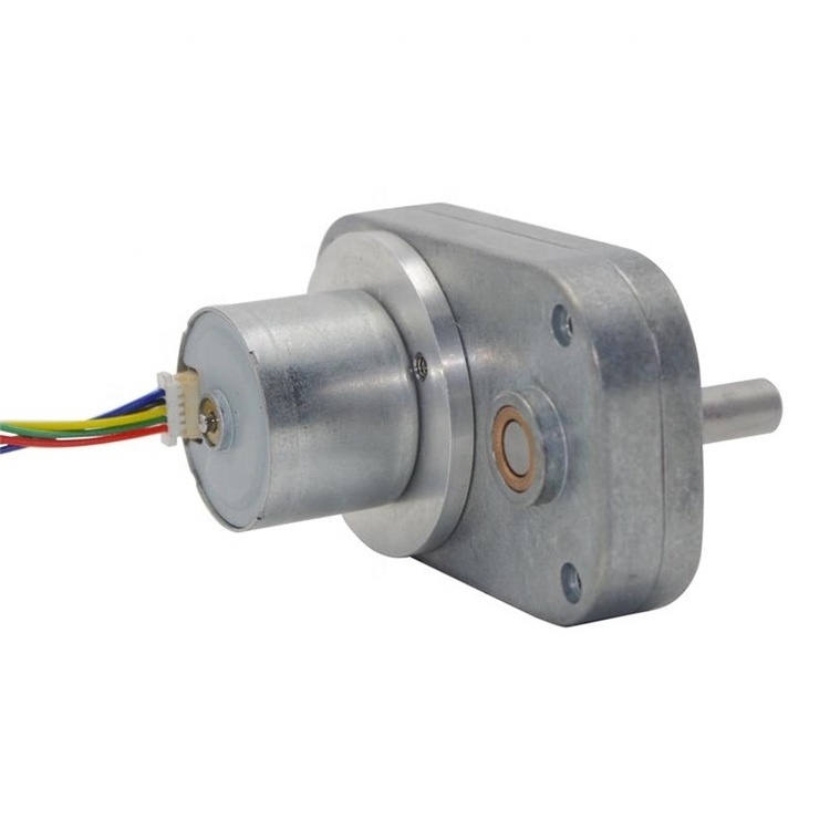 24mm brushless pancake motor DC 24V with right angle gearbox 38GF2418