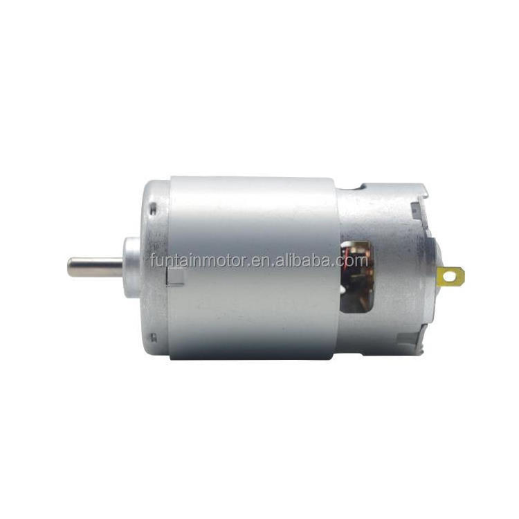 High torque 41.8mm carbon brush 775 dc motor