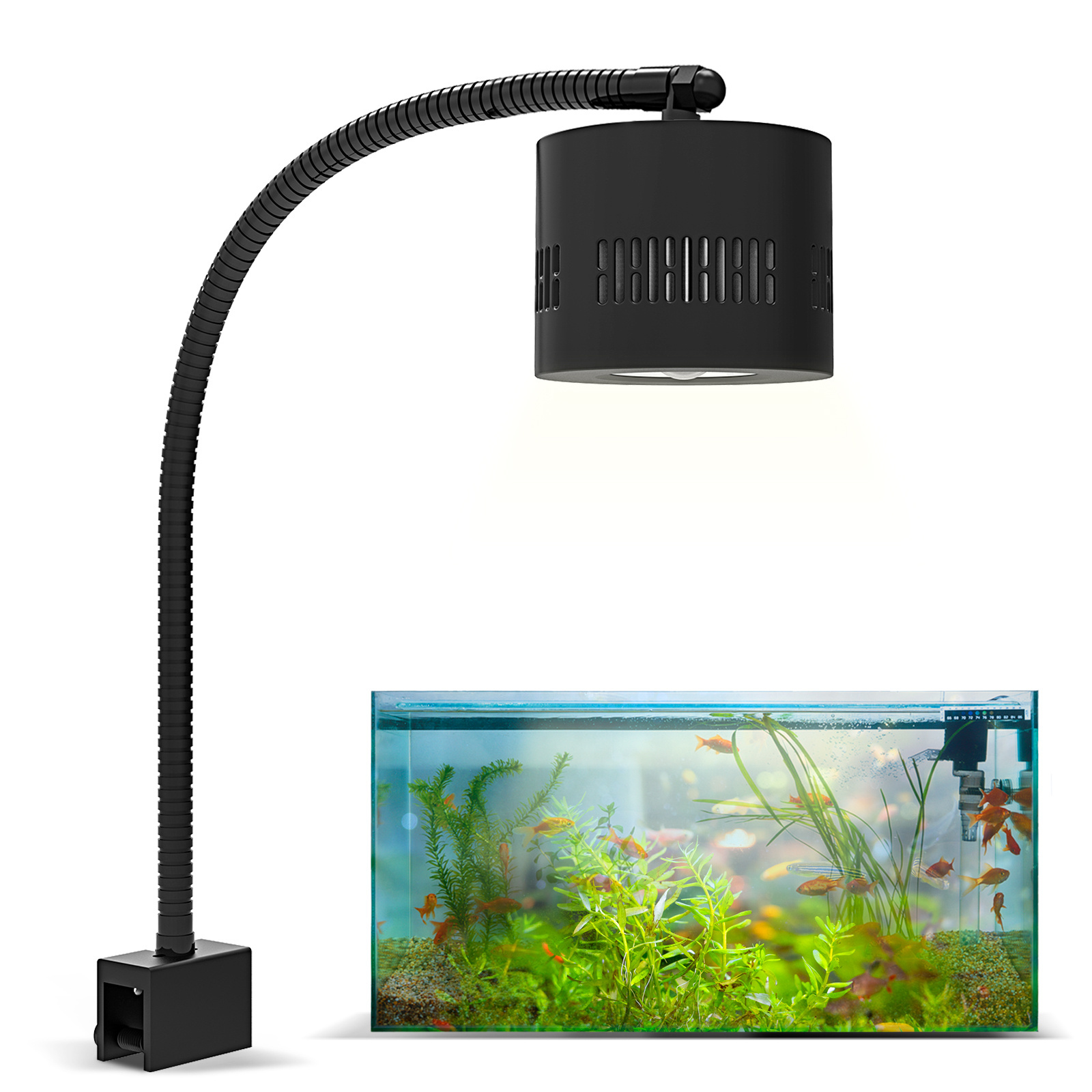 Full Spectrum 92 High CRI 80W Planted LED Aquarium Lighting for 45-60cm Freshwater Fish Tank