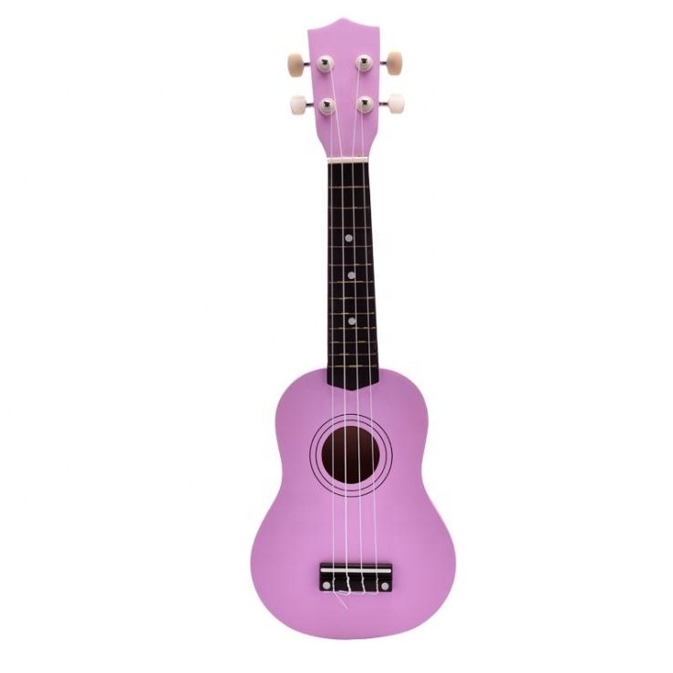 New factory supply  natural wood bass acoustic guitar ukulele for kids