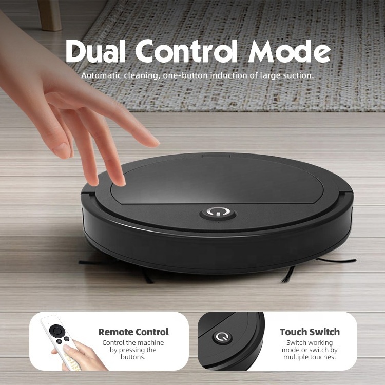 Household remote control intelligent vacuum cleaner robot 3 in 1 floor mopping and sweeping machine