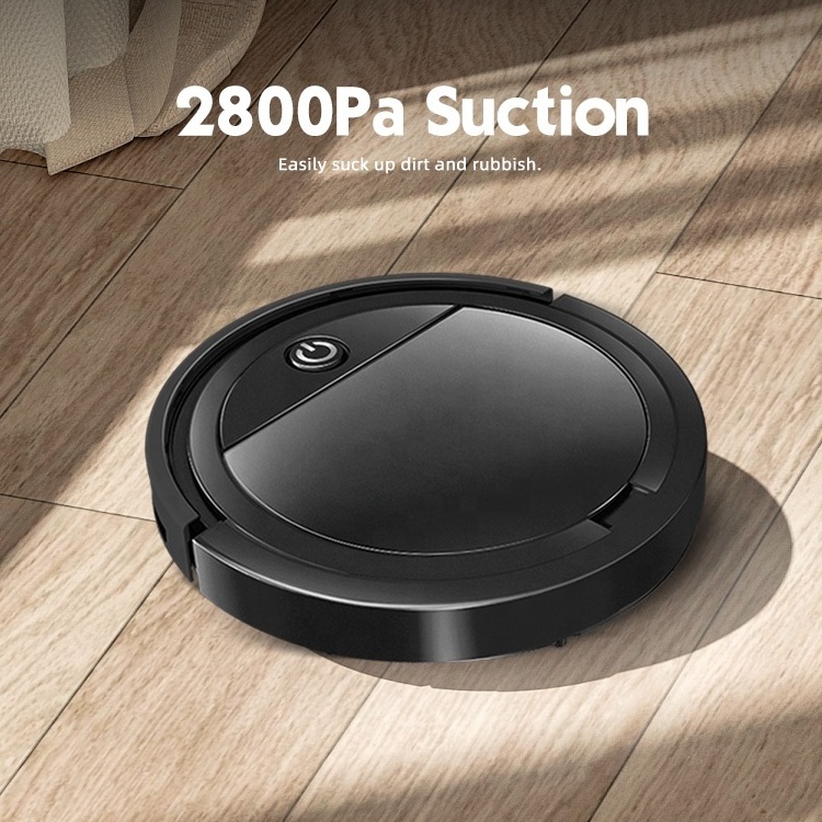 Household remote control intelligent vacuum cleaner robot 3 in 1 floor mopping and sweeping machine