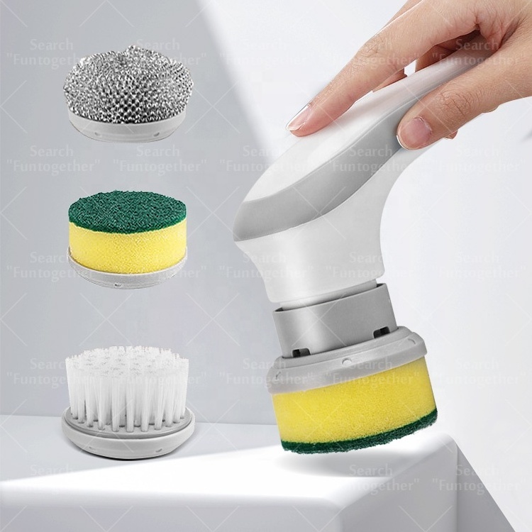 Wholesale price portable hand held spin cleaning brush electric cordless spin scrubber