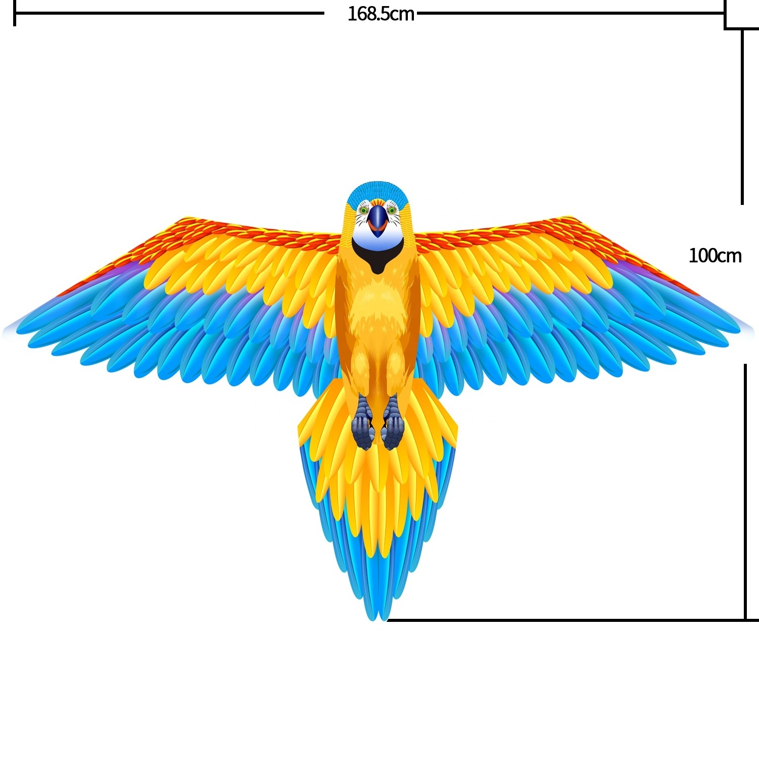 Hot Sale New Design Single Line Big Bird Parrot Flying Kite for Kids and Adults from Weifang Kite Factory