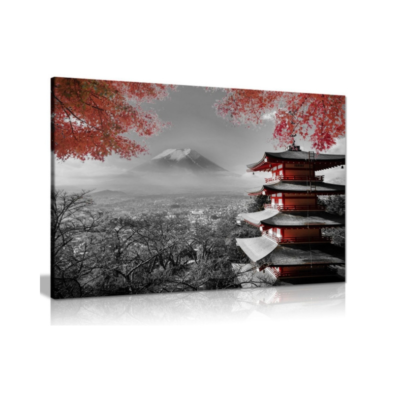 Cherry Tree Blossom Canvas Wall Art Picture Print Home Decor with inner frame landscape painting art poster