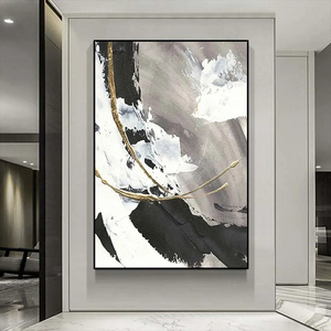 Funtuart Modern Abstract Art Decorative Mural Canvas Custom Canvas Print Oil Painting Living Room Hotel Painting