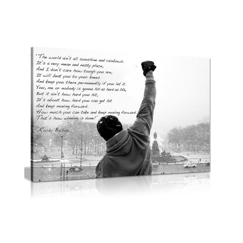 Inspiring Motivation Quote Success Is Never Owned Canvas Wall Art Picture Print bedroom Home Decor painting