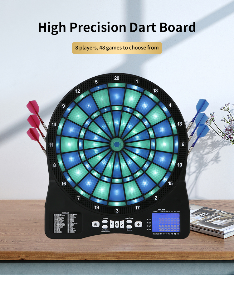 Wholesale Customised High Quality Double Sided Professional Wall Wooden Sisal Bristle Blade Dart Boards Games Sports Dart Board