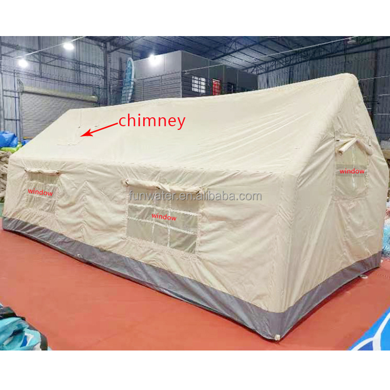 Waterproof Material Outdoor 3*6m Desert Inflatable Airtight Camping Tent For Camping