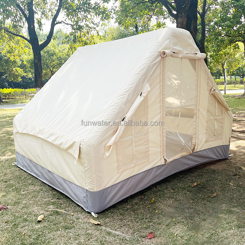 Factory Outlet Air Pole Inflatable Glamping Tent,Multi Persons Large Outdoor Camping Tent Inflatable Camping Tent