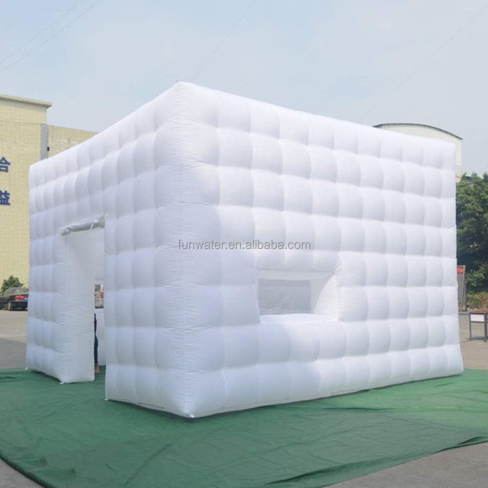 Blow Up Night Club Commercial Large Wedding Event Party Led Light Cube Inflatable Nightclub Tent