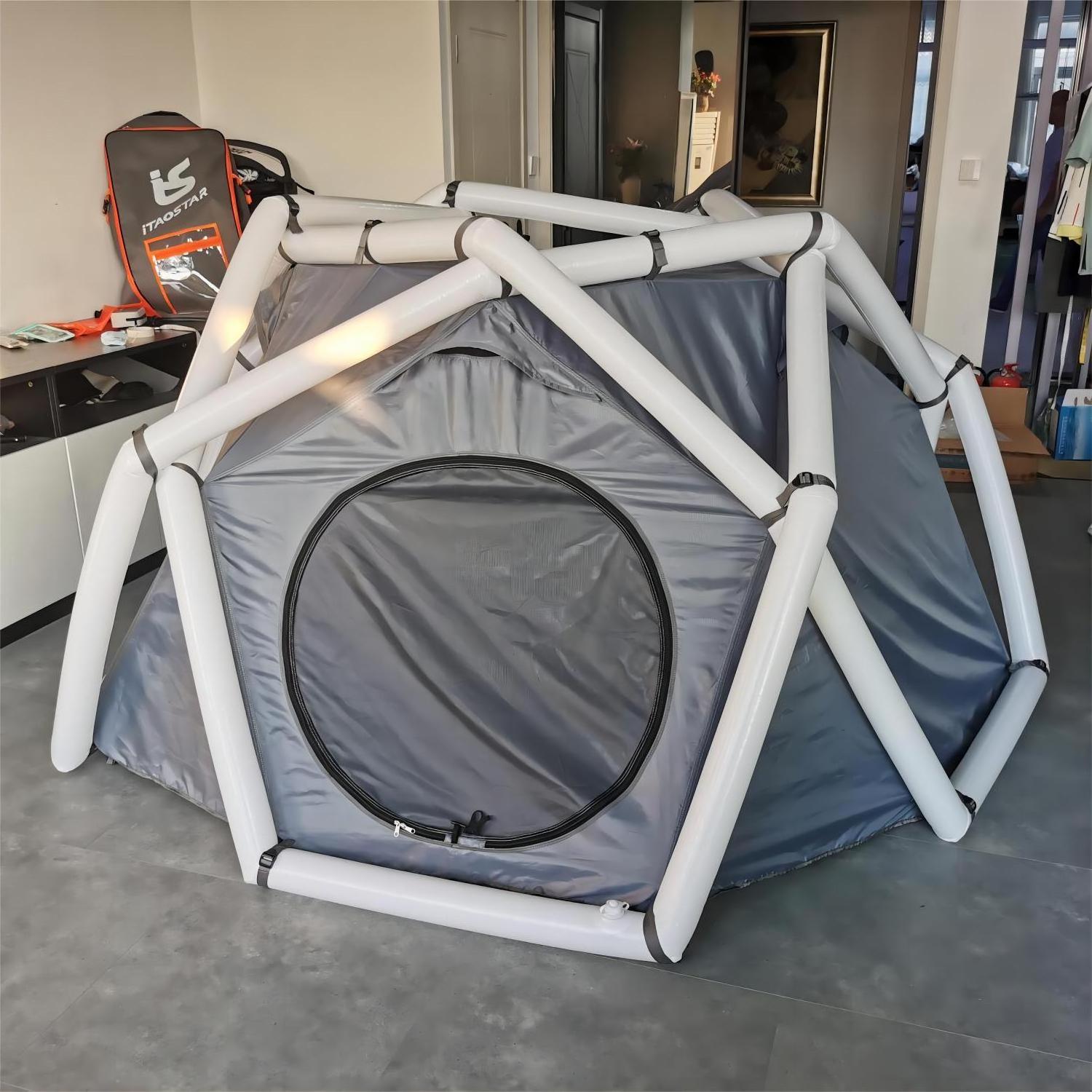 BSCI Factory OEM Wholesale Custom CE inflatable party cube tent Funwater inflatable cabin tent inflatable winter tent