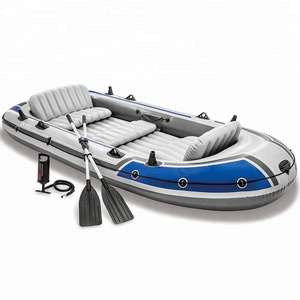 BSCI Factory OEM Wholesale Custom CE rigid inflatable boat rubber boat inflatable Funwater inflatable pontoons boats