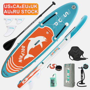 FUNWATER Dropshipping OEM paddle board inflatable portable race sup board large sup paddle stand sup surfboard supboard sub