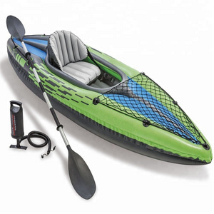 BSCI / CE OEM China supplier wholesale custom canoe kayak fishing inflatable pedal kayak 2 person tandem kayak