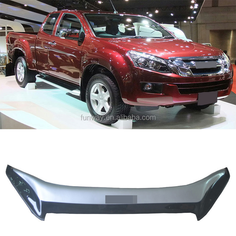 TWO COLOURS CAR BONNET GUARD VISOR FOR ISUZU D MAX 2012 use