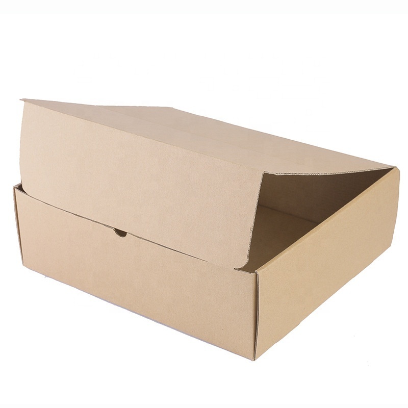 Plain Kraft Tuck Top Folding Corrugated Cardboard Postal Box Ecommerce Mailer Box