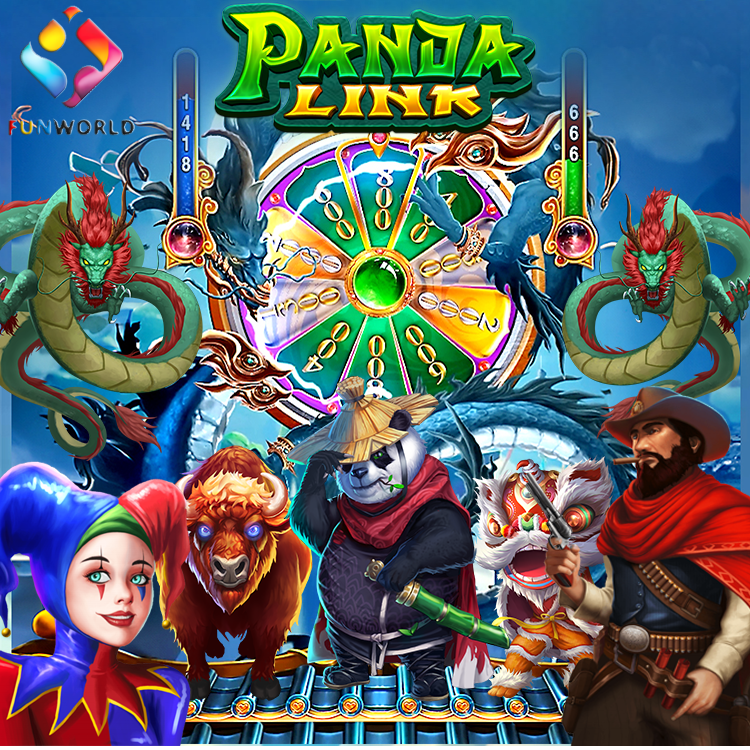 Panda Link 6 in 1 diamond skill games fire kirin fish game development software skill game machine