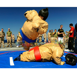 Outdoor interactive foam padded fighting sport games kids and adults inflatable sumo wrestling suits