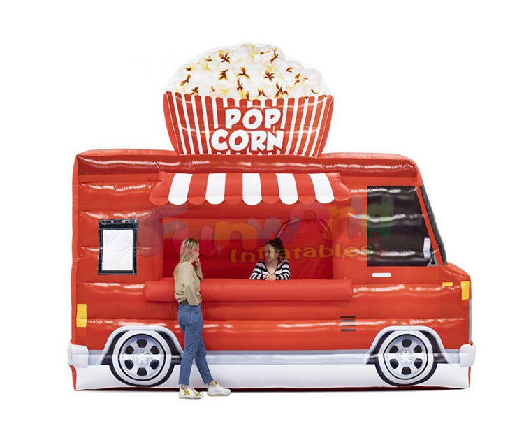 Outdoor colourful wholesale bounce house ice cream truck car tent carnival booths advertising inflatable bouncer