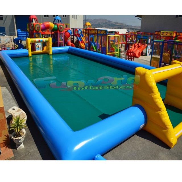 Outdoor wholesale commercial playground giant inflables juegos adult sport games inflatable volleyball field