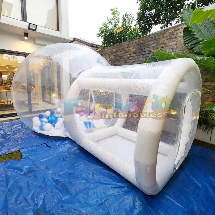 Commercial blow up party tent transparent inflatable dome bubble balloon fun house