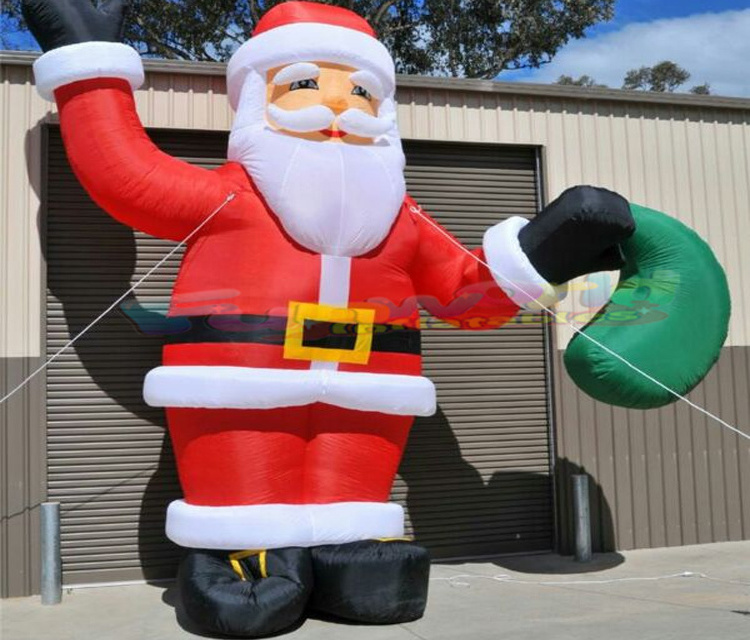 High quality funny christmas decorations xmas decorating ideas home 25ft christmas inflatable santa