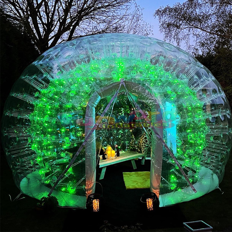 Outdoor luxury marquee party dome carpa inflable de burbujas inflatable crystal bubble tent