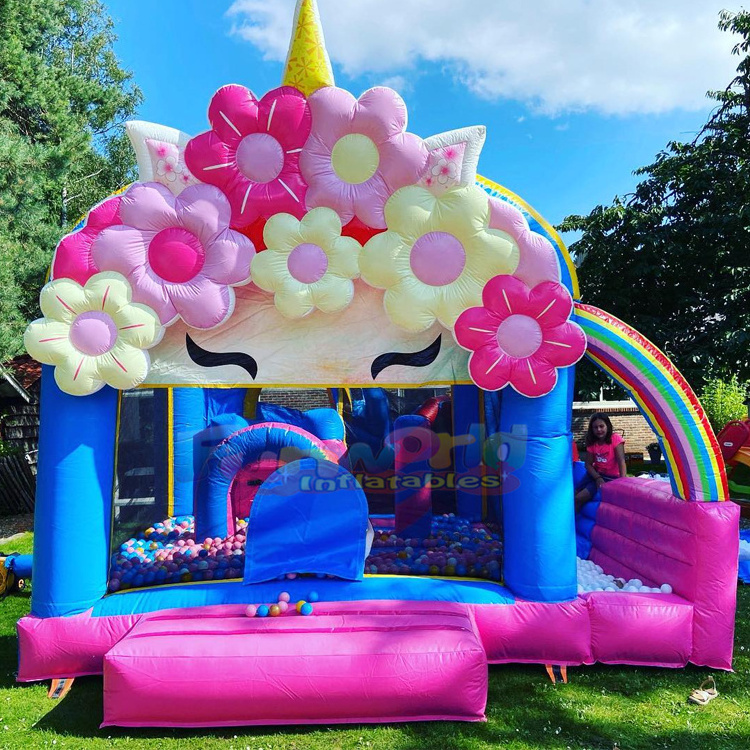 Wholesale kids party outdoor bounce house piepusama atrakcija inflatable cupcake bouncy castle slide combo