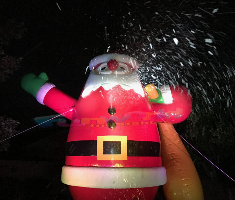 Blow up decoration inflatable model with lights giant wholesale advertising inflatables cartoon christmas santa claus inflatable