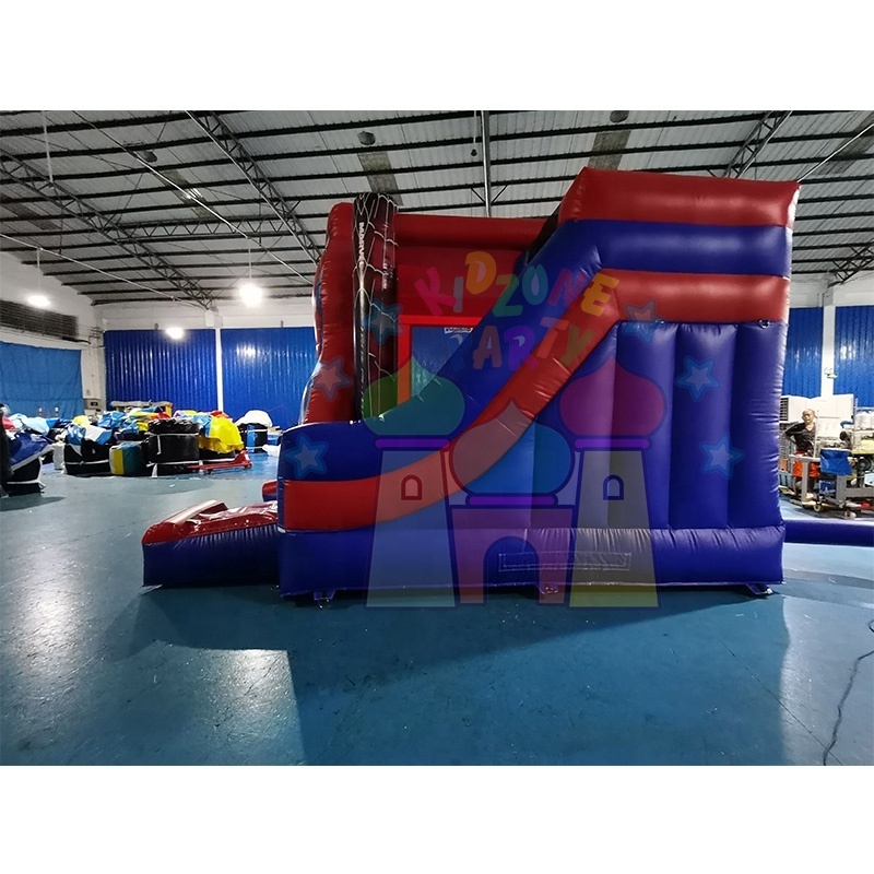 Commercial grade castillos hinchables kids bouncer bouncy castle with slide inflatable spiderman bounce house