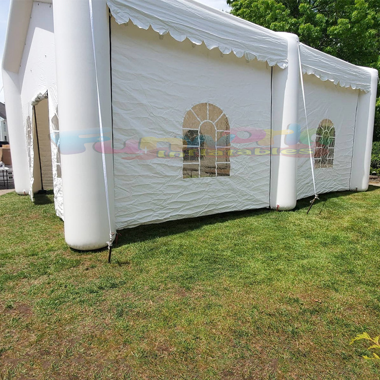 Outdoor customized PVC giant events white wedding marquee carpa inflable inflatable structure tent