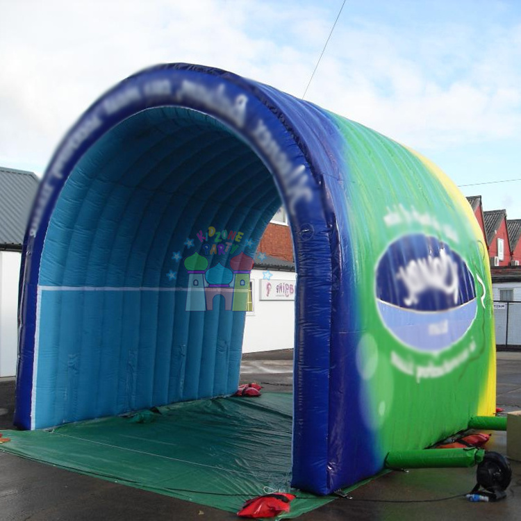 Commercial events tienda inflable del tunel airblown sport entrance tent inflatable run through tunnel